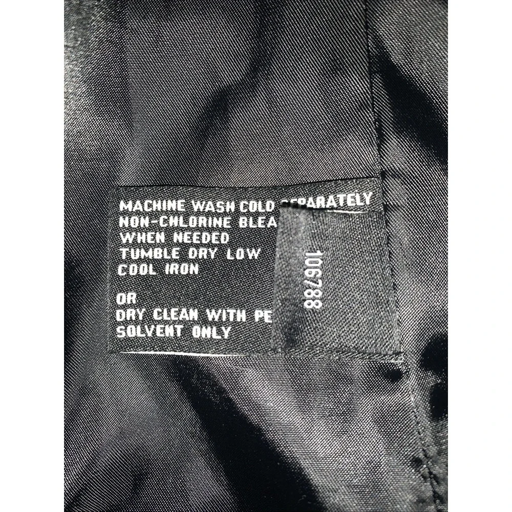 London Fog Women's Trench Coat Black Double Breasted Size Large Plaid Lining